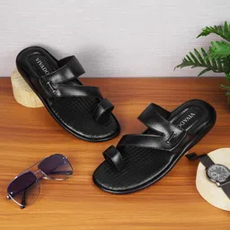 WALKWAY by Metro Men Leather Shoe-Style Sandals-image-75