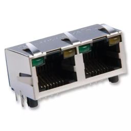 AMPHENOL COMMUNICATIONS SOLUTIONS JACK, RJ45, W/LED, SHIELD, 2PORT, RJHSE-5384-02-image-76