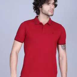 Antiloop Brand Logo Polo Collar Regular Fit T-shirt-picture-0