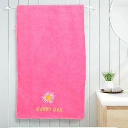 Myntra Elegant Homes Pink Cotton 420 GSM Bath Towel-image-43
