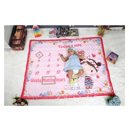 New Comers Milestone Multipurpose Blanket and Props Set - Pink Orange-image-61