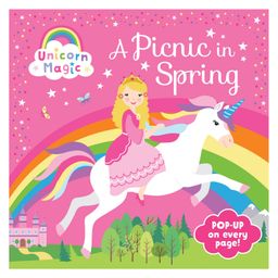 Unicorn Magic Pop-Up A Picnic in Spring Colouring Book - English-23