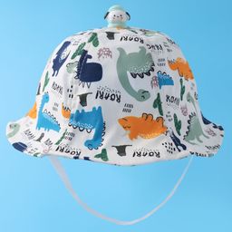 Babyhug Bucket Hat Dino Print - Multicolor-image-7