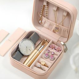 YouBella Pink Water Resistant Jewellery Organisers-12