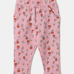R&B Infant Girls Floral Printed Cotton Track Pants-picture-31