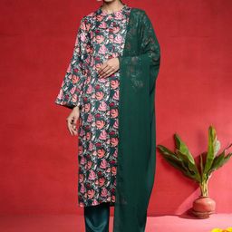 Varanga Women Floral Printed Kurta with Trousers & Dupatta-picture-26