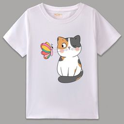BLUSHES Kids Graphic Printed Round Neck Cotton T-shirt-14