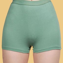 TrybeX Mid Rise Boy Shorts Briefs SC-555-GRN-1-image-6