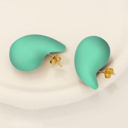 VAGHBHATT Teardrop Shaped Drop Earrings-4