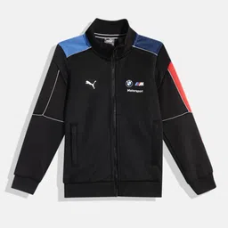 PUMA Motorsport Unisex Kids Boys Black Knitted dry CELL BMW M Motorsport MT7 Bomber Jacket-picture-39