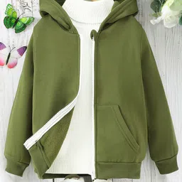 INCLUD Girls Front-Open Long Sleeves Hooded Sweatshirt-image-29
