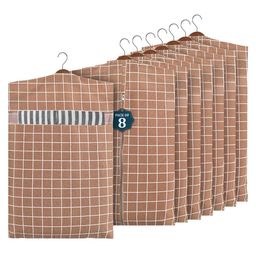 Kuber Industries Brown Set of 6 Regular Multi-Utility Organisers-35