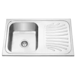 Jayna Signature Collection Jupiter 32x20 inch Anti-Scratch Finish Stainless Steel Single Bowl Kitchen Sink with Drain Board, SBSD 01-image-38