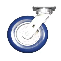 B K JAGAN & CO 2.5 inch Screw Type Castor Wheels with Brakes (Blue)-9