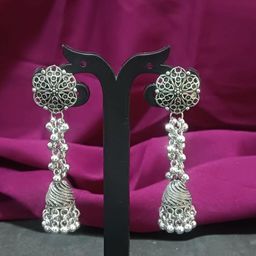 Efulgenz Contemporary Jhumkas Earrings-image-50