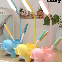 Flenzy White Acrylic Traditional Abstract Shaped Table Lamp-7