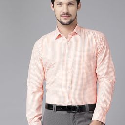 Park Avenue Slim Fit Checked Formal Shirt-image-28