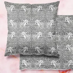 ArtzFolio Multicoloured Set of 2 Square Cushion Covers image 1