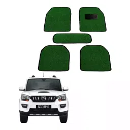 Auto Pearl HD5M149 PVC and Plastic Standard Mat for Mahindra New Scorpio 2005-2015 (Green)-image-81