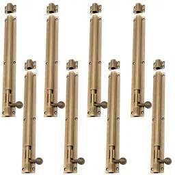 Atom 254 mm(10 Inch) Aluminium Antique Finish Tower Bolt TB001-BA-10-110 (Pack of 10)-48