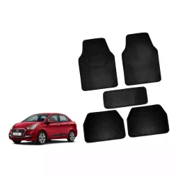 Auto Pearl CMBK182 Polyester Standard Mat for Mahindra Xl6 (Black)-image-99