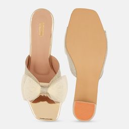 Anouk PU Party Block Sandals with Bows image 5