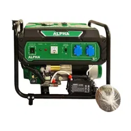 ALPHA 7000 W Portable Compact Petrol Generator, A9500-30