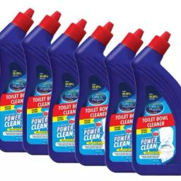 Care & Hygiene Toilet Bowl Cleaner, 500 ml, Blue, Toilet Cleaner with 10x Power Clean Gel Formula helps remove tough stains (Pack of 6)-image-11