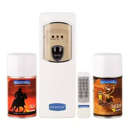 Airance Automatic Room Freshener Dispenser Machine with 250 ml Each Musk & Oud Wood Fragrance Spray Bottle (Pack of 3)-picture-24