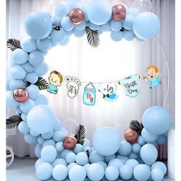 Special You It's my half birthday decoration for baby boy with blue balloons| 6 months birthday decoration items for kids , balloons for decoration | balloons for birthday decor - 43 items-picture-10