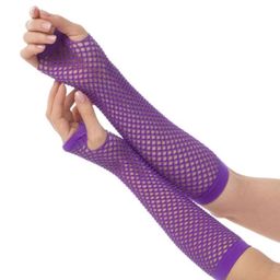 Tipy Tipy Tap Knitted Solid Fingerless Gloves - Purple-image-96