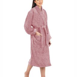 RANGOLI Canning Vale Pure Cotton 550 GSM Bath Robe-43