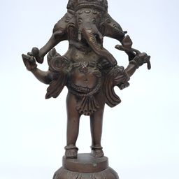 Exotic India Brown Religious Idol Showpiece-image-29