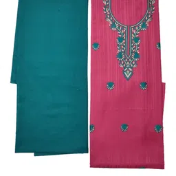 Vrinde Floral Embroidered Pashmina Unstitched Dress Material-picture-44