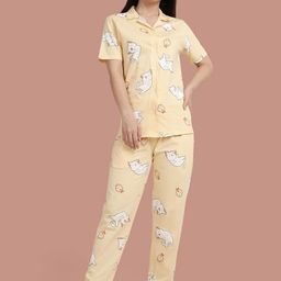 Twin Birds Printed Shirt With Pant Co-ords Set-picture-41