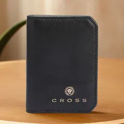Cross Men Brand Logo Textured Leather Two Fold Wallet-picture-31