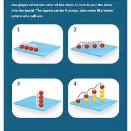 AKN TOYS Board Game 3D Connect 4 In A Row Game The Classic Game That Is Grown Up Fun And Puzzle Game  - Multicolor image 5