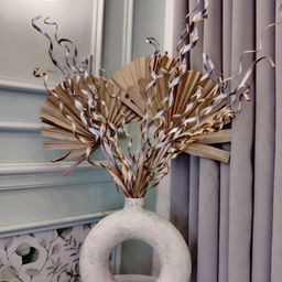 Myntra Elegant Homes Beige 1 Pieces Solanum Palm Artificial Flower-image-97