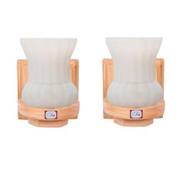 SOMIL White Glass Cylinder Printed Wall Lamps-image-34