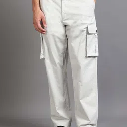 Italian Colony Men Relaxed Cargos Trousers-image-9