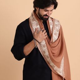 Tweedle Men Embroidered Stole-image-86