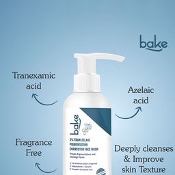 BAKE 2% Tran-Zelaic Pigmentation Corrector Milky Face Wash- 100 ml image 5