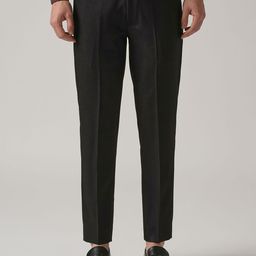 Banana Club Men Smart Slim Fit Mid-Rise Flat-Front Formal Trouser-image-46