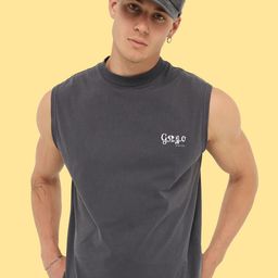 GSPO Cotton Round Neck Gym Vest Y-V-GSPO-DGrey-image-97