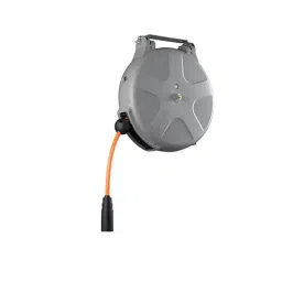 TRIENS PU Air Hose Reel Signature Series Wall Or Ceiling Mounting with Steel Ratchet and Gears, SHR-35Z-CH-24