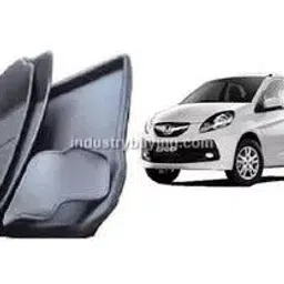 Oscar Black 3D Car Foot Mat For Honda Brio-image-17