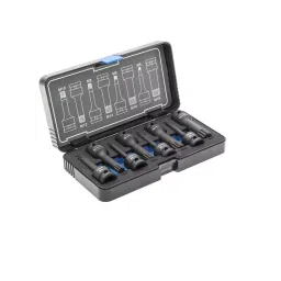Hogert Technik 75 mm Spline Impact Bit Sockets Kit, HT6R006-41