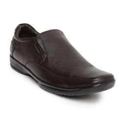 Red Chief Men Dark Brown Leather Slip-Ons-picture-23