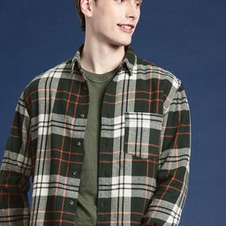 Mast & Harbour Men Oversized Checked Casual Shirt-image-92