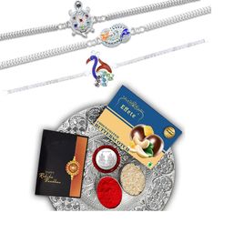 DeoDap Multi Pack Of 6 Rakhi combo Gift set-image-7